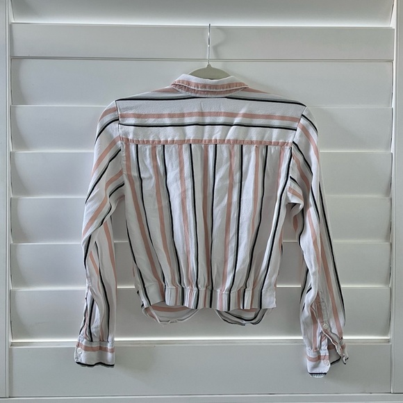 Abercrombre & Fitch | Multi Color Striped Blouse | Size XS - Picture 3 of 4